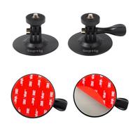 Suptig Supporto adesivo flessibile per GoPro Hero 13 12 11 10 9 8 7, DJI Action, Insta 360, Akaso Mount per casco, auto, cruscotto, moto, ecc.