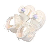 SUPTTING Set di vestiti da bambina carino ed elegante, da principessa, senza maniche, gonna in tulle, due pezzi, con fiocchi, collana di perle da principesse, costume da festa per matrimonio, Stile