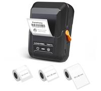 SUPVAN Etichettatrice Bluetooth T50M Pro Version 2 con 3 Nastri, Etichette Ampie e Impermeabili, App Versatile con 40 Caratteri e oltre 450 Icone, Etichettatrice senza Inchiostro per Casa, Cucina