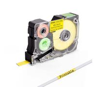 SUPVAN G15M Label Maker Tape Size 0.35in× 2.0 m Continous Yellow Label