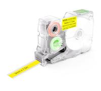 SUPVAN G15M Label Maker Tape Size 0.35in× 7.5 m Continous Yellow Label