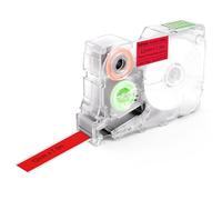 SUPVAN G15M Label Maker Tape Size 0.47in× 7.5 m Continous Red Label