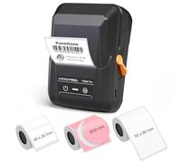 SUPVAN T50M Pro Etichettatrice Bluetooth con 3 Nastri, App Versatile con 30 Caratteri e oltre 700 Icone, senza Inchiostro per Organizzare Casa, Cucina