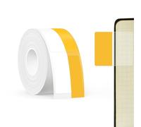 SUPVAN T50M Serie Nastro Etichettatrice, 25 mm x (13+15) mm, Nero su Giallo