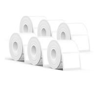 SUPVAN T50M Serie Nastro Etichettatrice, 40 mm × 30 mm, 6Rotoli, Bianco