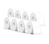 SUPVAN T50M Serie Nastro Etichettatrice, 40 mm × 30 mm, 8Rotoli, Bianco