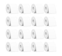 SUPVAN T50M Serie Nastro Etichette, 16 Rotoli 50mm×80mm 100 Etichette/Rotolo Ricarica Originale Termica Laminata, Impermeabile, Olioresistente, Ad Alta Adesività, Auto-Rilevante, Nero Su Bianco