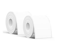 SUPVAN T50M Serie Nastro Etichette, 2 Rotoli 50mm×80mm 100 Etichette/Rotolo Ricarica Originale Termica Laminata, Impermeabile, Olioresistente, Ad Alta Adesività, Auto-Rilevante, Nero Su Bianco