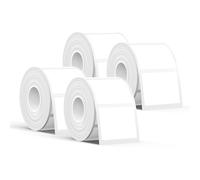 SUPVAN T50M Serie Nastro Etichette, 4 Rotoli 40mm×30mm 250 Etichette/Rotolo Ricarica Originale Termica Laminata, Impermeabile, Olioresistente, Ad Alta Adesività, Auto-Rilevante, Nero Su Bianco