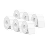 SUPVAN T50M Serie Nastro Etichette, 6 Rotoli 30mm×20mm 360 Etichette/Rotolo Ricarica Originale Termica Laminata, Impermeabile, Olioresistente, Ad Alta Adesività, Auto-Rilevante, Nero Su Bianco