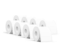 SUPVAN T50M Serie Nastro Etichette, 8 Rotoli 50mm×80mm 100 Etichette/Rotolo Ricarica Originale Termica Laminata, Impermeabile, Olioresistente, Ad Alta Adesività, Auto-Rilevante, Nero Su Bianco