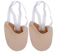 SUPVOX 1 Paio Calze Suola Mezza Punta calzino Suola per Ballerini e Ginnastica Ritmica da Competizione Taglia L (Colore della Pelle)