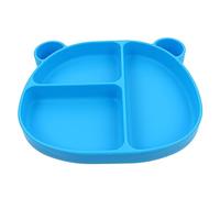 SUPVOX 1 Pz Piatto In Silicone Cucchiai Per Alimenti Prodotti Alimentatore Tazza Per Frutta Versamento Posate Panda Ciuccio Piatti Tazza Posate Ciotola Per Neonati Piatto Per