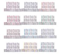 SUPVOX 1 set di carte con accordi per pianoforte per l'educazione musicale - Strumenti per la pratica degli accordi e schede di studio - Set di flashcard con guida alla formazione degli insegnanti