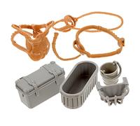 SUPVOX 1 Set Di Decorazione Del Ranch Giocattoli Della Fattoria Di Ranch Di Recinzione in Miniatura Giocattoli Di Simulazione Kit Mini Fattoria Pvc