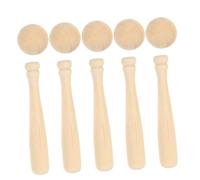 SUPVOX 1 Set Di Ornamenti Giocattolo Con Mazza Da Baseball Artigianato Per Forniture Artigianali In Miniatura Per Baseball Di Baseball Fai Da Te Mazza Da Baseball Fai Da Te