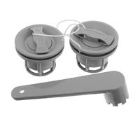 SUPVOX 1 Set di valvole per Barche: Adattatore per valvola per gommone, Tappo di Sicurezza Anti-Perdita con Tappo a Vite, ugello di gonfiaggio con Chiave Manuale per Kayak, Canoa, Barche da Pesca