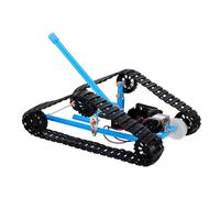 SUPVOX 1 Set Di Veicolo Cingolato Auto Assemblare Giocattoli Macchinina Cingolata in Plastica Puntello Didattico Sussidio Didattico Piccola Macchinina Cingolata Blu Abs