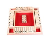 SUPVOX 1 Set Flop Game Chess Giochi D'azzardo Per Il Tempo Libero Giochi Flop Digitali Per Il Tempo Libero Giochi Da Tavolo Genitori-figli Giocattolo Per Il Tempo Libero Rosso Di Legno