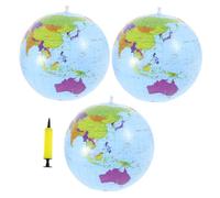 SUPVOX 1 Set Globo Gonfiabile Globe Di Piscina Estiva Palla Da Spiaggia Globe Gonfiabile Alla Rinfusa Insegnare a Globe Per i Globo Di Borse Da Festa Pvc Colore Casuale