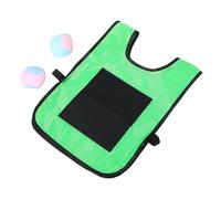 SUPVOX 1 Set Interattivo con Gilet Verde Appiccicoso per Include Palline per Allenamento al e all per Sviluppare La Concentrazione dei