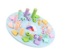 SUPVOX 1 Set Orologio Digitale Da Tavolo Con Forma Per Puzzle Giocattolo Per Allenamento Della Memoria Giocattolo Con Forme Abbinabili Giocattolo Divertente Giocattolo Per