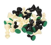 SUPVOX 1 Set Pezzi di scacchi piazza adulti scacchiera a scacchiera scacchi per gioco da tavolo accessori per scacchiera scacchi di plastica sostituzione degli scacchi pp