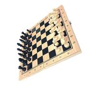 SUPVOX 1 Set Scacchi pieghevoli bobby di grandi dimensioni scacchi occidentali scacchi commestibili giocattolo degli scacchi giocattolo di scacchi di puzzle Di legno