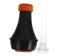 SUPVOX 1 Set tromba muta Sordina per cornetta dritta suono di tromba muto Accessorio per la pratica della tromba silenziatore dritto in plastica strumento strumenti in ottone muto AbS