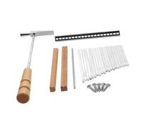 SUPVOX 1 Set viti kalimba in acciaio messa a punto sintonizzatori durevole kalimba 20 chiavi pratiche chiavi kalimba parti di kalimba dormienti di kalimba Di legno