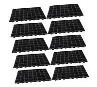 SUPVOX 10 Pezzi 40 Vaso Per Piantine Vassoio Di Germinazione Da 40 Cellule Vassoi Per La Coltivazione Delle Piante Micro Verdi Contenitore Per La Germinazione Pianta Da Black Pvc