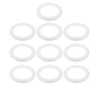 SUPVOX 10 Pezzi Anello in Schiuma per Lavoretti Natalizi, Bianco | Forma Rotonda, Può essere Dipinto e Incollato, per Inverno, Chiesa, Capodanno