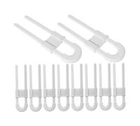 SUPVOX 10 pezzi Blocchi Sicurezza Armadietto U Regolabili Chiusure Sicure Anti Porte Maniglie e Pomelli Facili da Installare e Rimuovere per Cucina e Cameretta