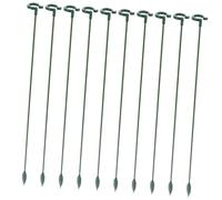 SUPVOX 10 Pezzi Clip della pianta di vite traliccio per piante in vaso Posta di supporto per le piante traliccio vegetale supporto di supporto dei fiori palo del giardino AbS Verde