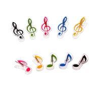 SUPVOX 10 Pezzi Clip per Spartiti Musicali per Pianoforte in Plastica Colorata Supporto Pratico per Pagine Aperte per Pianisti e Amanti Della