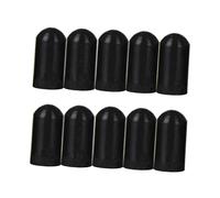 SUPVOX 10 pezzi Copri Testa Bacchette Batteria in Silicone Nero Punta Silenziatrice Pratica Protezione Resistente ed Elastica per Esercizi Silenziosi e Duraturi