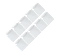 SUPVOX 10 Pezzi Divisori in Plastica Abs per Scatole Organizer Carte da Gioco e Collezione, Leggero e Compatibile per Custodie di Carte Sportive, per Organizzazione e Stoccaggio