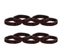 SUPVOX 10 Pezzi Ferma Cinturino in Pelle per Orologio 20 MM Anelli di Chiusura Passanti di Ricambio Compatibili Supporto per Cinturino da Polso Morbido e Resistente per Uso Quotidiano