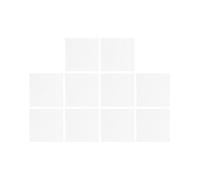 SUPVOX 10 Pezzi Foglio di Rete Fai da Te in Plastica Bianca 20x20 Cm per Maglie Punto Croce Multiuso, Griglia Tagliabile per Filati Lana 2,5 Mm, Supporto Manuale Artigianato e Ricamo