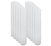 SUPVOX 10 pezzi Piastre Acciaio Inossidabile per Gilet con Peso Accessori Fitness Resistenti e Antiruggine per Allenamento e Corsa Dimensioni