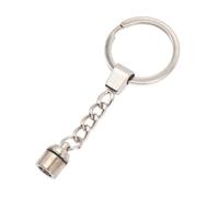 SUPVOX 10 Pezzi Portachiavi Luce LED Mini, Decorativo, Portatile, Argento | Plastico e Ferro, Anello Leggero, per Passeggiate Col Cane e Regalo, Pratico da Agganciare allo Zaino Colore Casuale