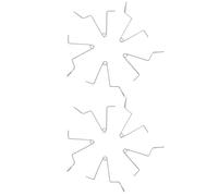 SUPVOX 10 pezzi Pz Clip Molla in Acciaio Inossidabile per Connessione Arnia Fissaggio Pratico per Apicoltura Supporti Professionali per Telaini Api Accessori Arnia Resistenti e Sicuri