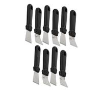 SUPVOX 10 Pezzi Set Di Attrezzi Per La Pulizia Strumento Per La Rimozione Del Ghiaccio Raschietto Per Griglia Strumento Raschietto Per Fornelli Spatola Multiuso Pp Nero