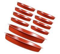 SUPVOX 10 Pezzi Sottovasi Plastica Resistente Vassoi Riutilizzabili per Piante da Piatti Antigoccia per Fioriere e Bonsai Protezione Pavimenti e