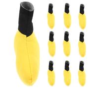 SUPVOX 10 Piedini Papera Peluche Gialli Accessori Morbidi per Imbottite Decorazione Giocattoli