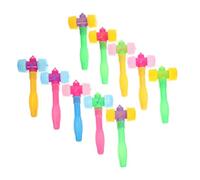 SUPVOX 10 Pz Martelli Giocattolo in Plastica e Colorata per Gioco di Martellamento Resistente e Facile da Impugnare per