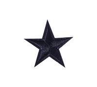 SUPVOX 10 pz Stella Ricamo Patch Adesivo Decorativo Applique Patch Fai da Te Accessorio Cucito Patch per Jeans Panno t-Shirt (Nero)