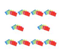 SUPVOX 100 Bandiere Sventolanti a Mano Multicolore su Bastoncino Bandiere Portatili per Eventi Sportivi Feste e Inaugurazioni Confezione da 100 Pezzi