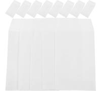 SUPVOX 100 Buste per Contanti Piccole in Carta Bianca Set da 100 Pezzi per Sfida Risparmio e Conservazione di Piccoli Oggetti Adatte per Uso Quotidiano e Organizzazione Denaro