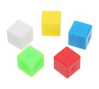 SUPVOX 100 Cubetti Colorati in Plastica per Contare e Giocattolo Educativo di Matematica e Geometria per Strumento Didattico Pratico per Sequenze Numeriche e Attività di
